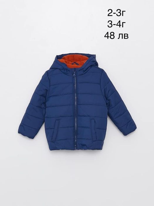 Нови есенни и зимни якета и шапки за момче 98,104,110 см
