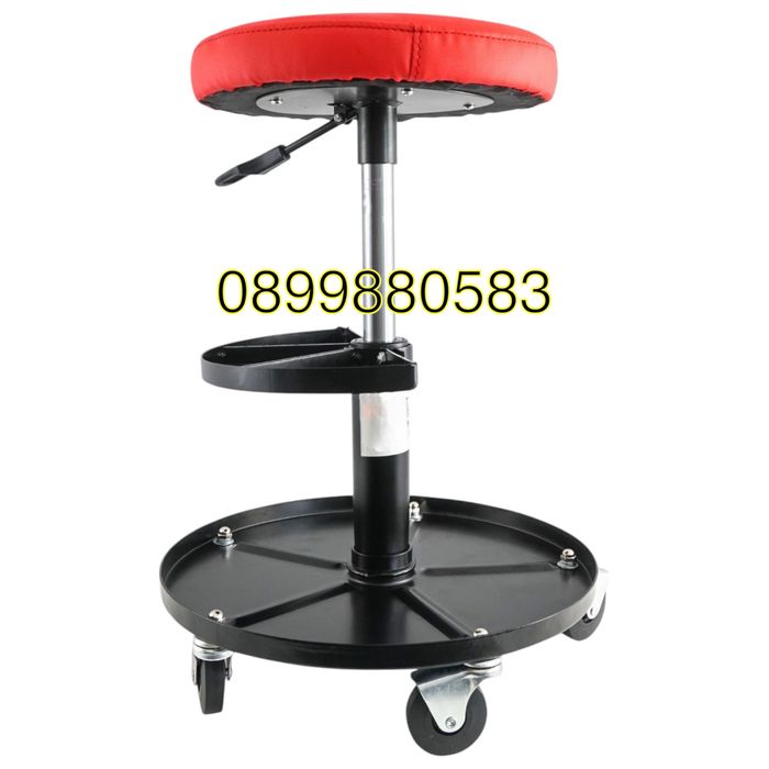 Автомонтьорски стол с поставка за инструменти STAHLMAYER