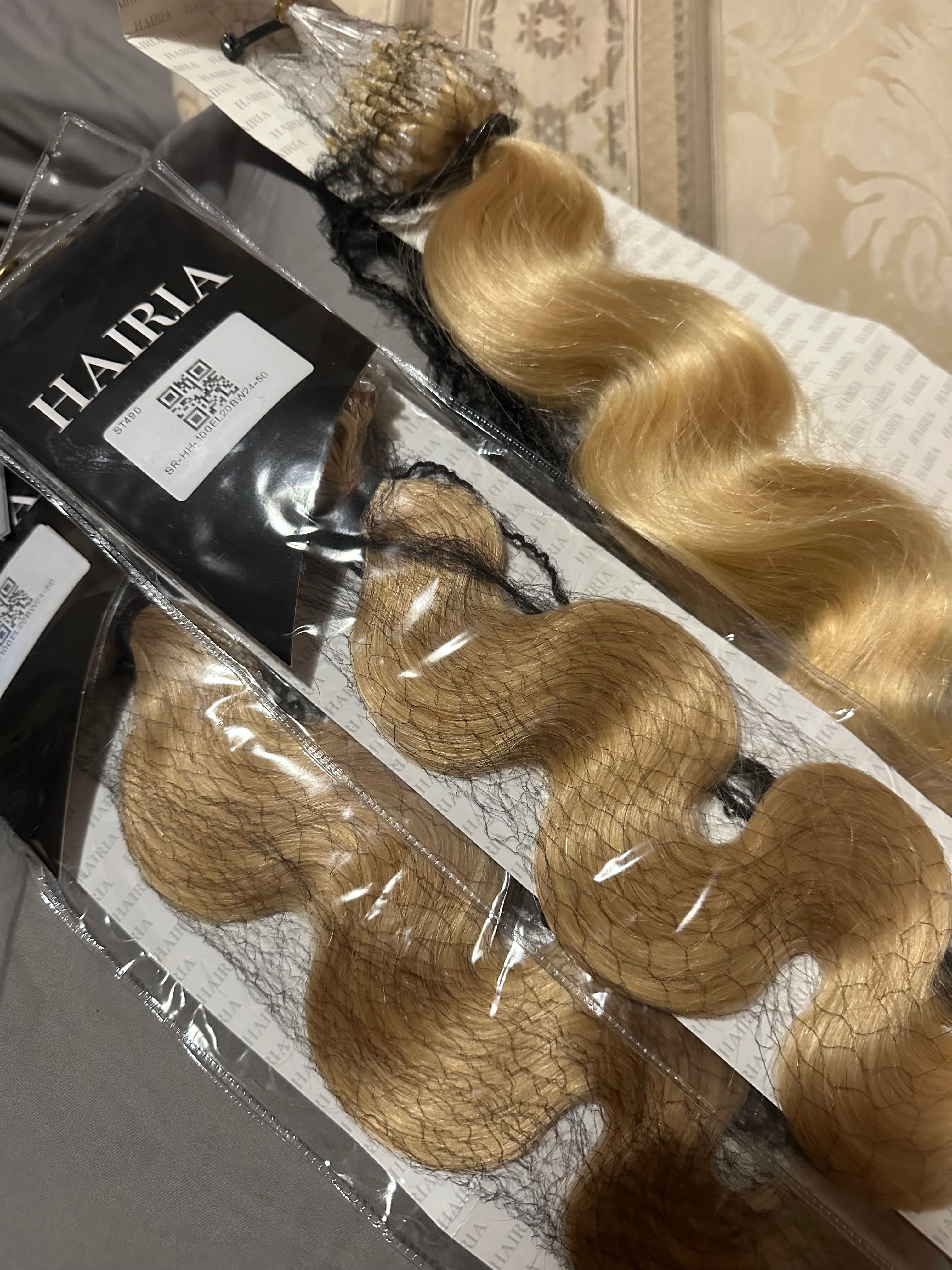 Продавам капсулни екстеншъни HAIRIA – 100% естествена човешка коса