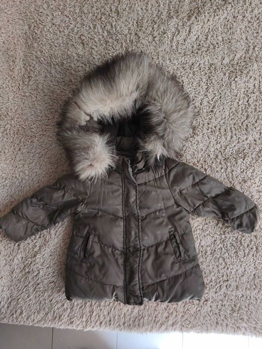 Детско яке с пух Zara 12-18м.