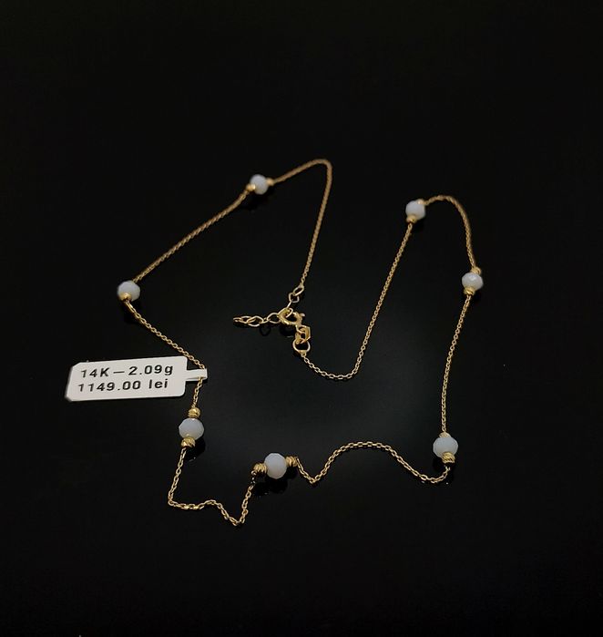 Bijuteria Royal lant din aur 14k 2.09 gr