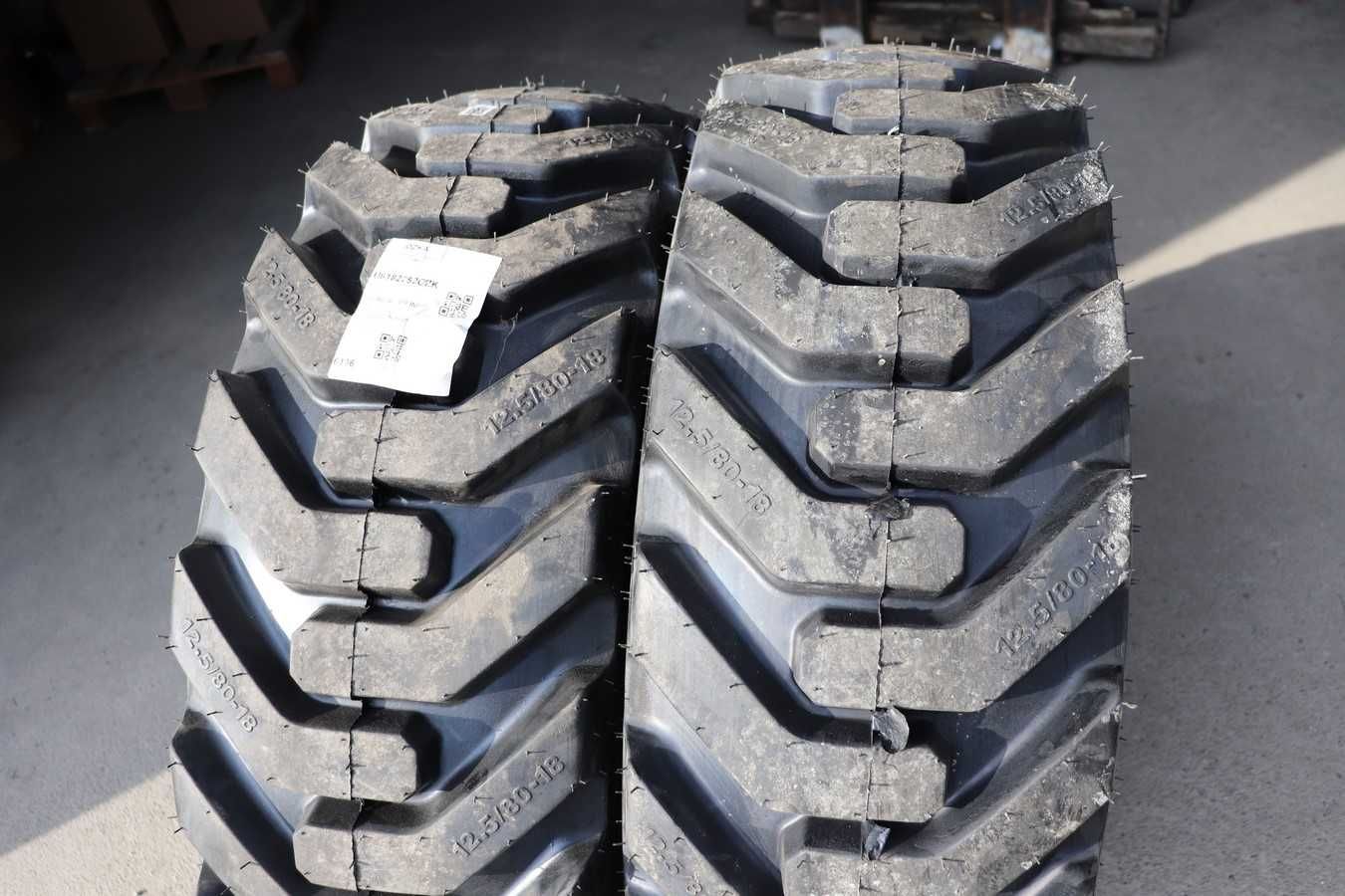 Anvelope noi 12.5/80-18 OZKA 14 pliuri cauciucuri BULDOEXCAVATOR