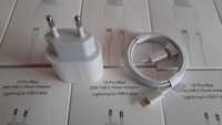 incarcatoare 20w fast charge iPhone - set adaptor + cablu incarcare