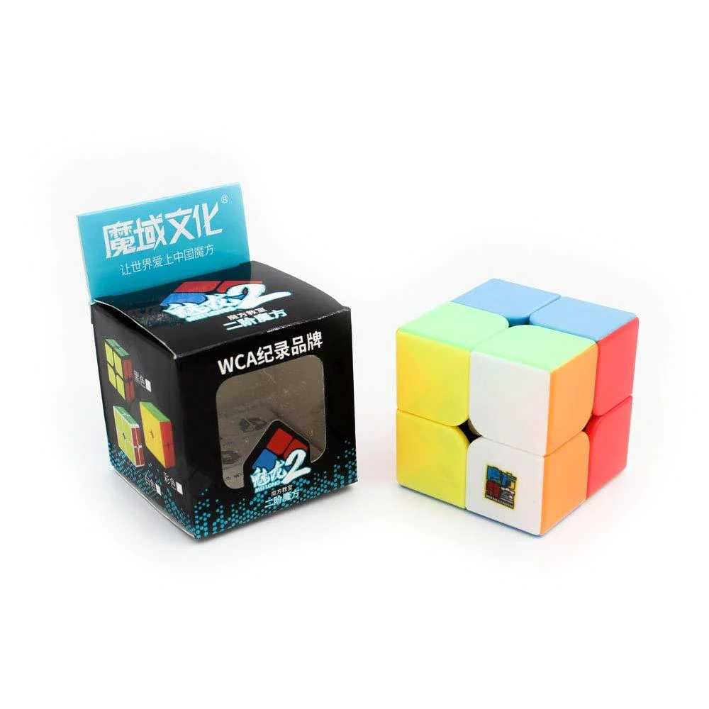 Moyu Meilong 2x2 Cub Rubik Stickerless Nou!