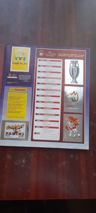 Album panini complet Euro 2008