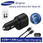 Incarcator Samsung Super Fast Charge Auto+Cablu Super Fast 60W