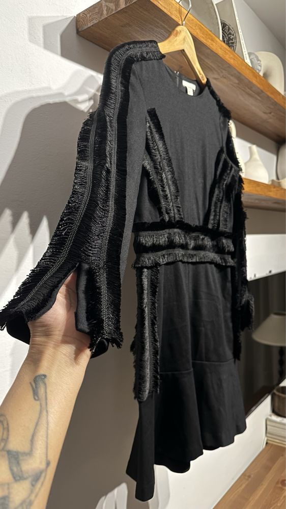 Rochie aplicatii franjuri H&M