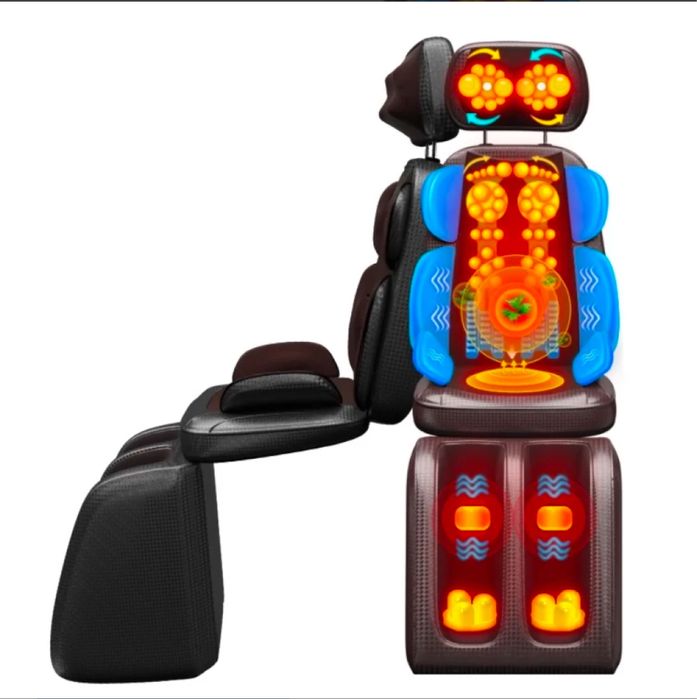 Saltea Masaj cu Role Shiatsu și vibrații