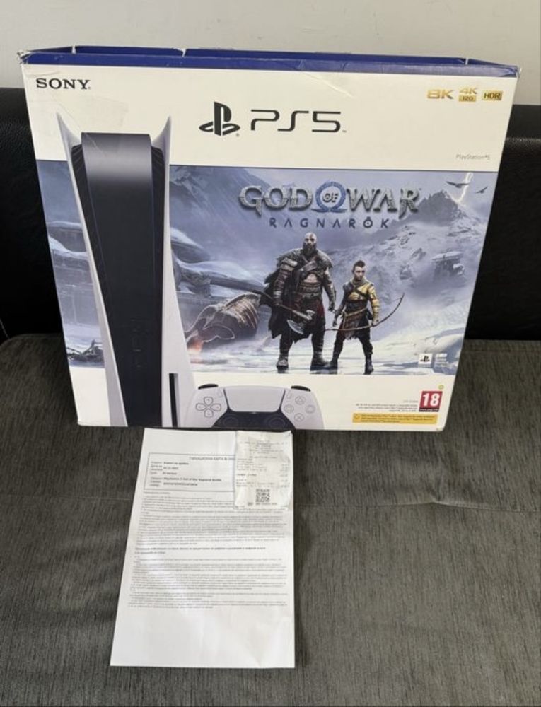 КАТО НОВ PlayStation 5 / PS5 Пулсар Гаранция 2024г. White / Бял