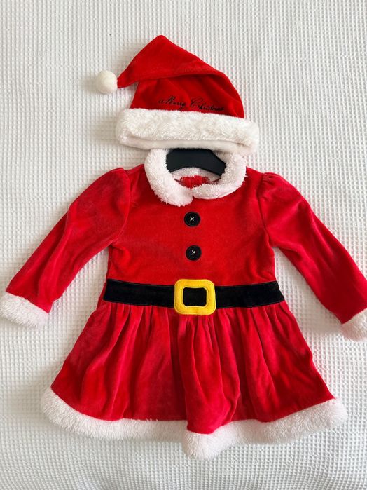 Коледна рокля 6-9 месеца