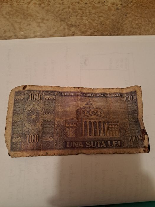 Bacnota de 10 lei , 50 lei, 100 lei din 1966