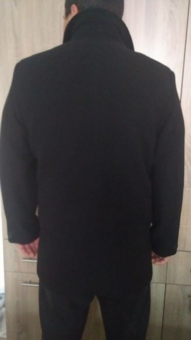 Мъжко палто черно