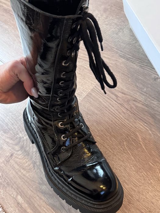 Ботуши/кубинки ЕСТЕСТВЕНА КОЖА 40