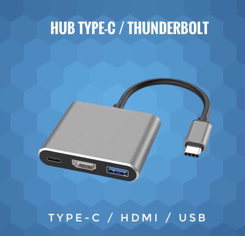 Док станция хаб переходник Type-c USB A USB C