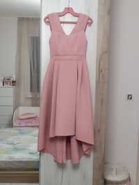 Розова неопренова рокля