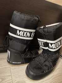 moon boots negre, 300 lei