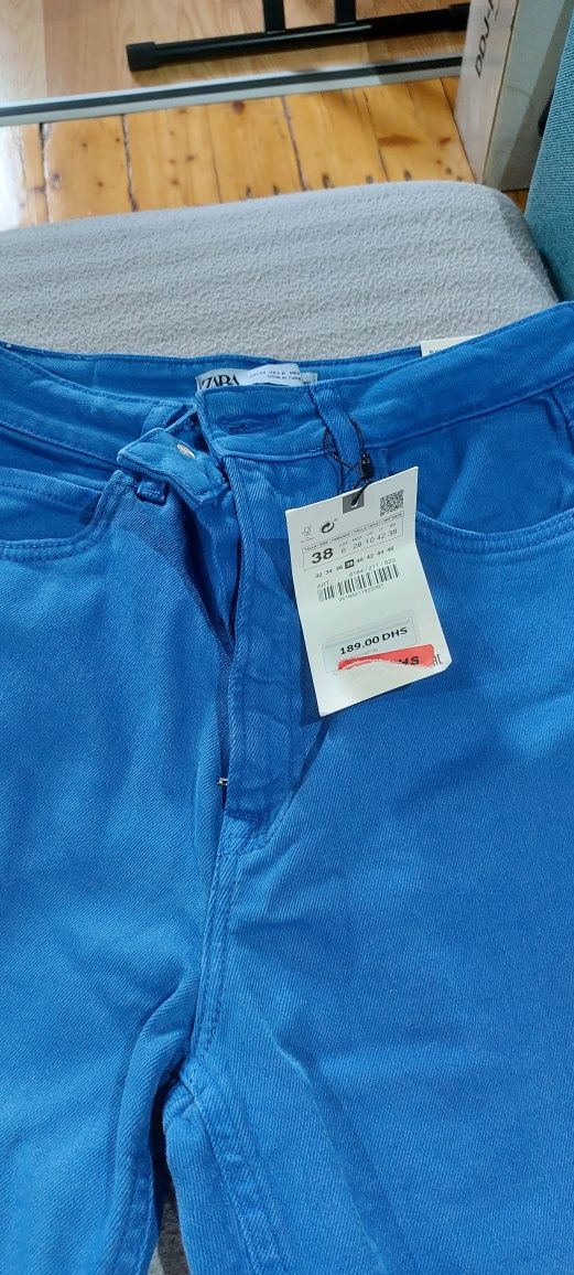 Джинсовые брюки ZARA