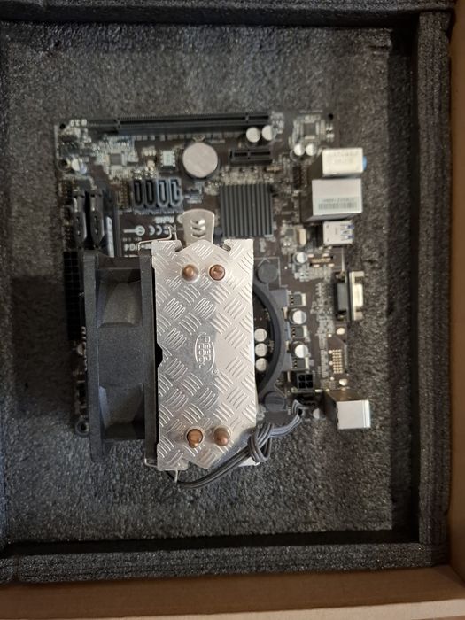 Дъно процесор и рам + охладител за процесора