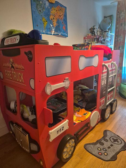 Vand Pat copii supraetajat masina pompieri