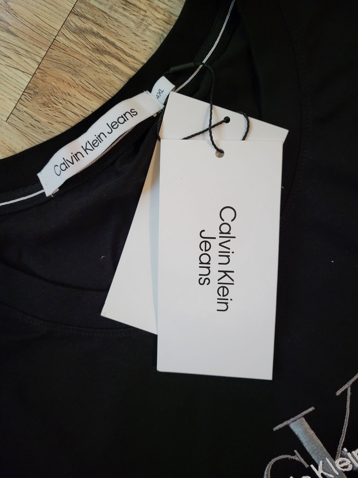 Мъжка блуза с къс ръкав Calvin Klein 4XL-оригинал