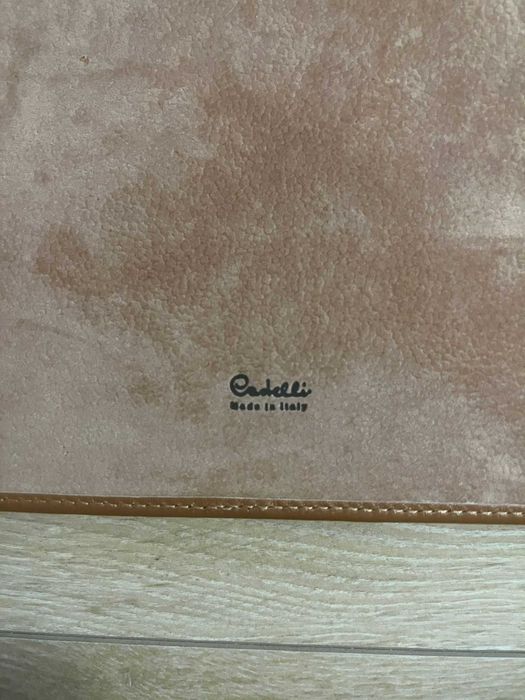 Mapa din piele naturala. Made in Italia