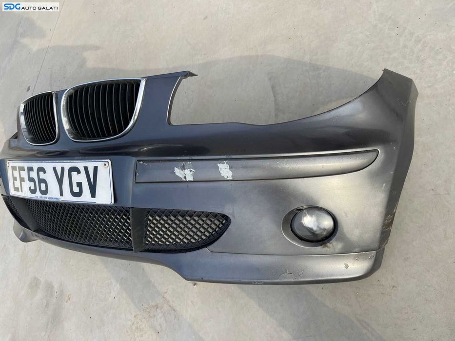 Bara Spoiler Fata Completa cu Grile si Proiectoare BMW Seria 1 E81 E87 2004 - 2008 Cod BM04025BAN [Z0072]