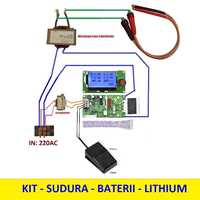 Kit Modul sudura puncte dublu impuls 100A welder welding spot