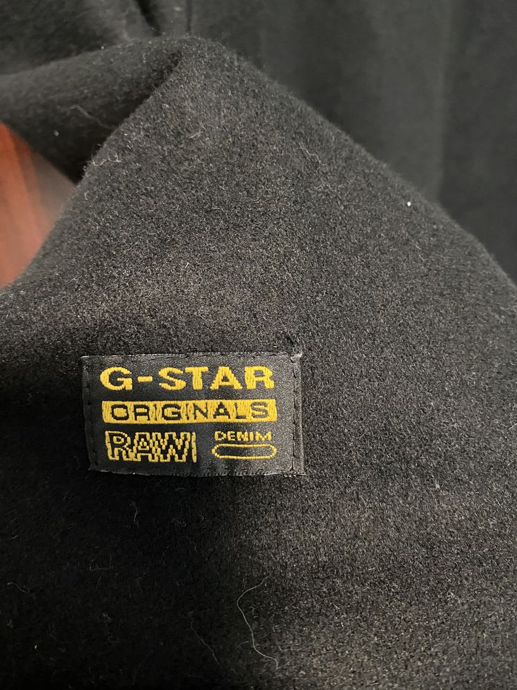 Мъжко палто G-star Raw 3301 черно, мъжко палто In-House, размер М