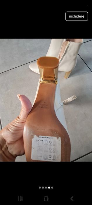 Botine superba piele Uterque