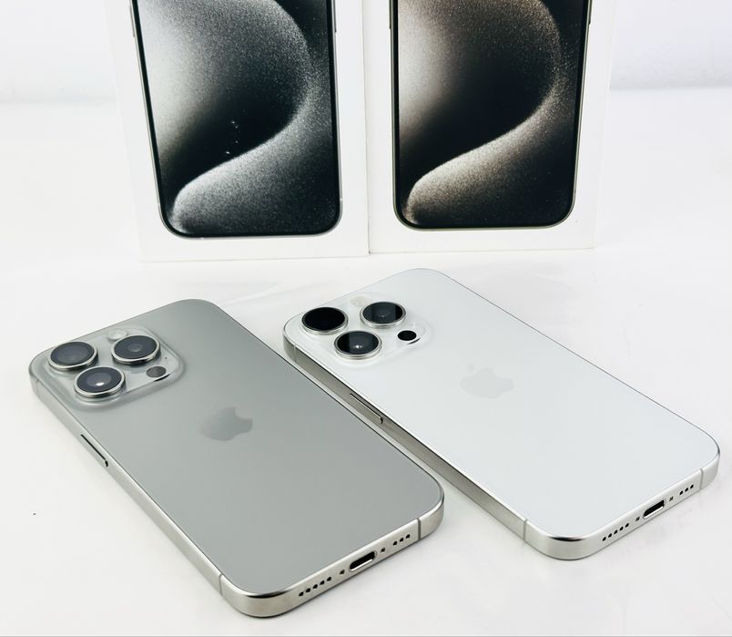 Apple iPhone 15 Pro 128GB White / Natural Перфектен! Гаранция!