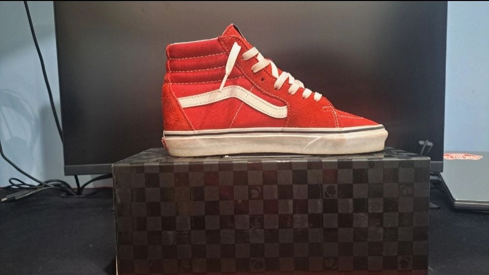 Vans SK8-Hi roșii