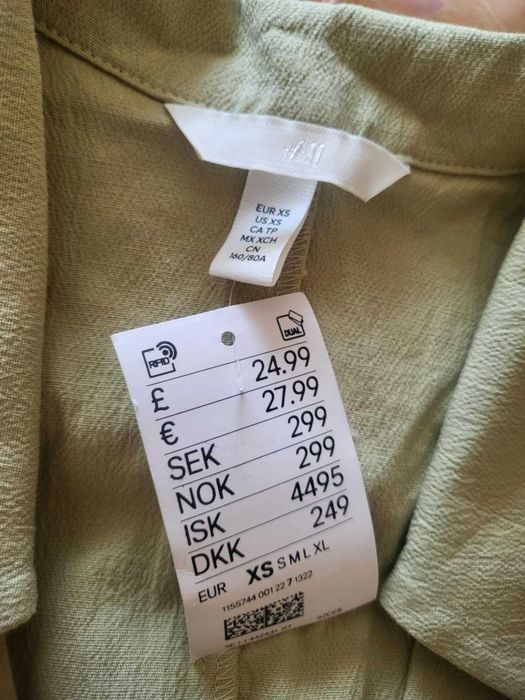 Нова секси рокля H&M XS