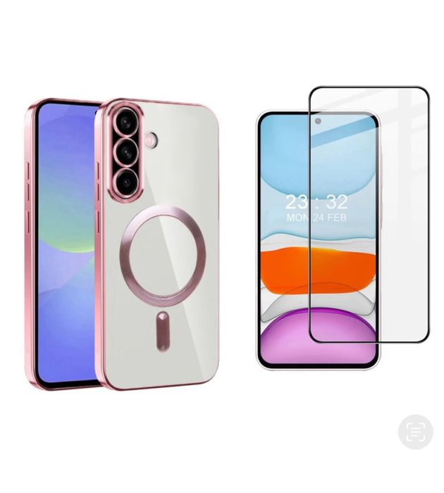 Samsung A16/A17/A07/A26/A36/A56 Husa Magsafe Full Protect+Folie Sticla