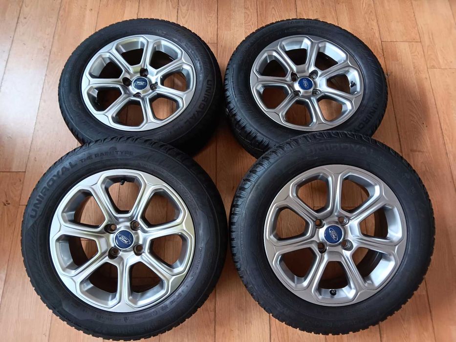 Jante 16 Ford EcoSport originale +senzori anvelope MS 205 60 R16 7.5mm