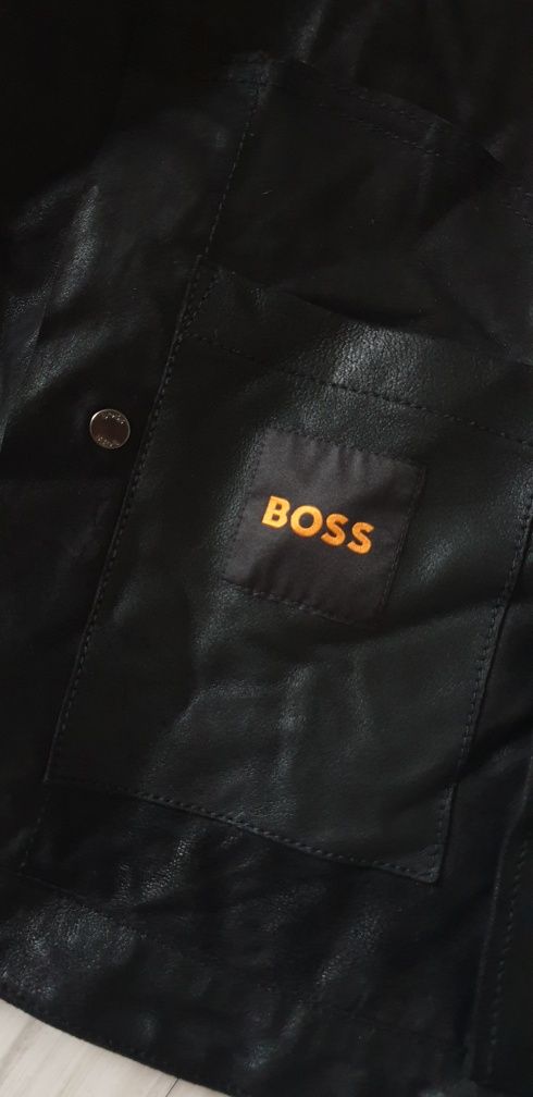 Hugo Boss Jobeaan Leather Jacket Mens - 56 / 2XL ОРИГИНАЛ! Ест. кожа!