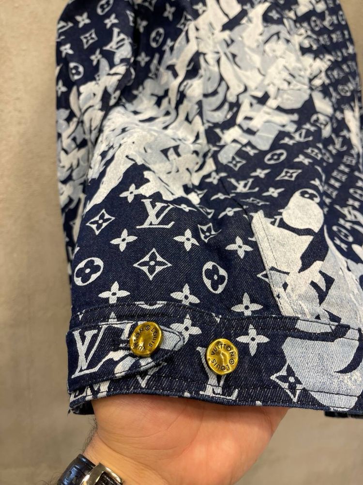 Geaca blugi Louis Vuitton Monogram