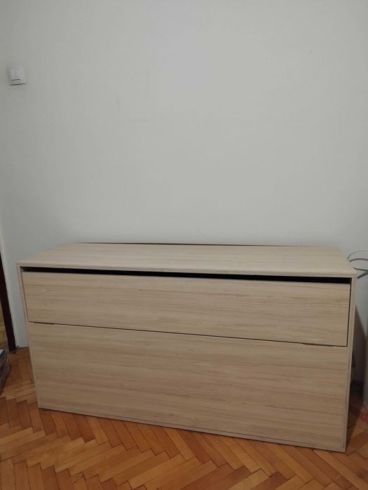 Спалня комплект с гардероб, ракла и скрин -шкафче и матрак безплатно