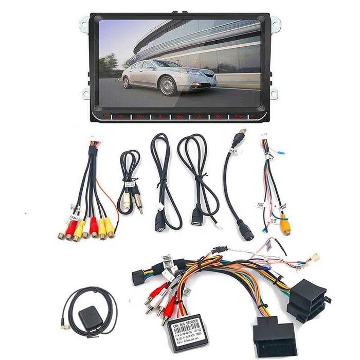 MP5 Player auto 2DIN, ecran tactil 9”, BT, HD, Mirror Link