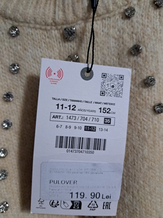 Bluză Zara fetițe, nouă