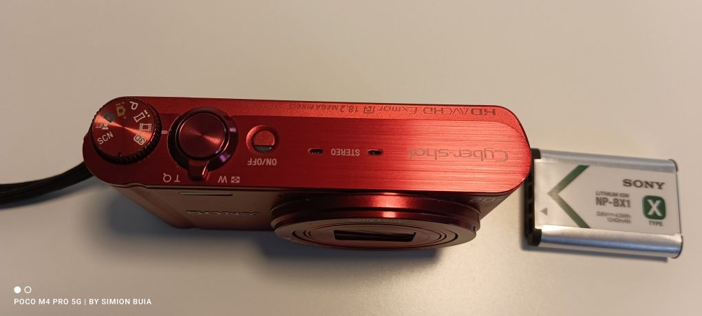 Sony DSC-WX300, 18MP, Wi-Fi, Red + Fucsia