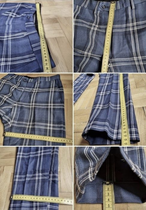 Pantaloni Elegant, Made in Italia, Barbati, 100% Lâna - 46