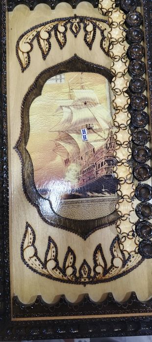 Нарды резные новые