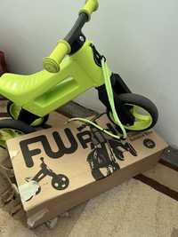 Trotineta/bicicleta fara pedale Funny Wheels Super Sport Verde Lime