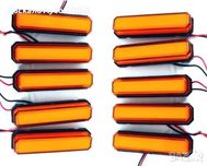 Диодни LED Лед габарити НЕОН светлина 12-24V, ОРАНЖЕВИ