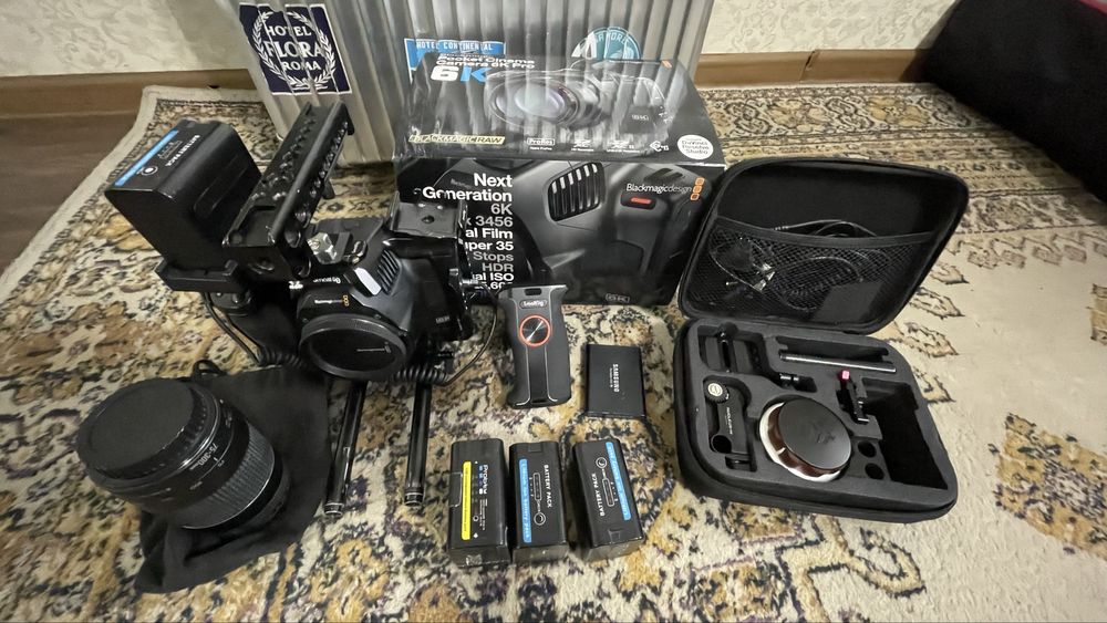 Продаю камеру Blackmagic 6K Pro полный комплект