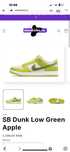Nike Dunk Low Green Apple Eur45