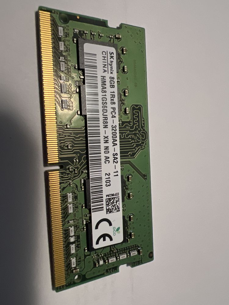 Memorii laptop de 8 gb 1Rx 8 PC4-3200