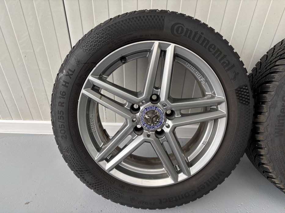 Лети Джанти Mercedes 16* 5х112*66.6 *7J*ET38*+Зимни Гуми 205/55/16