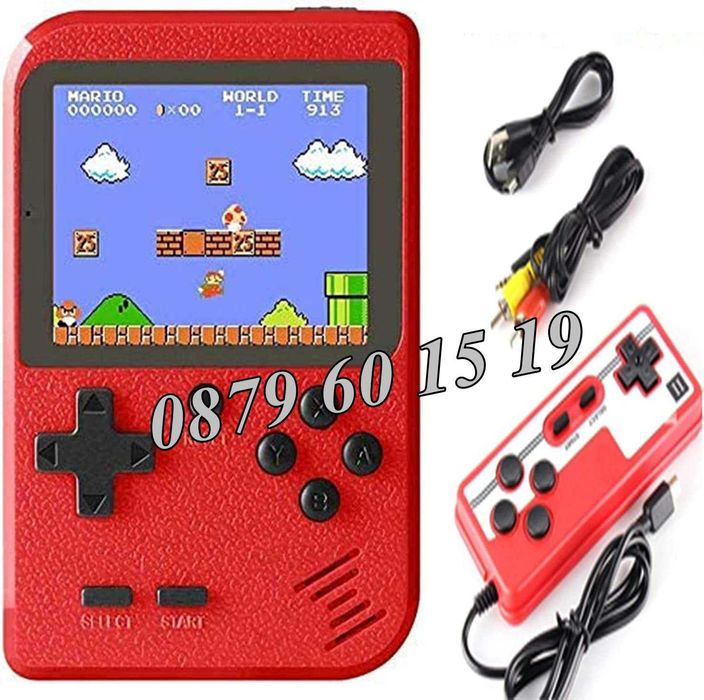 Преносима Конзола с 400 Вградени Игри и Джойстик, Sup Game Box