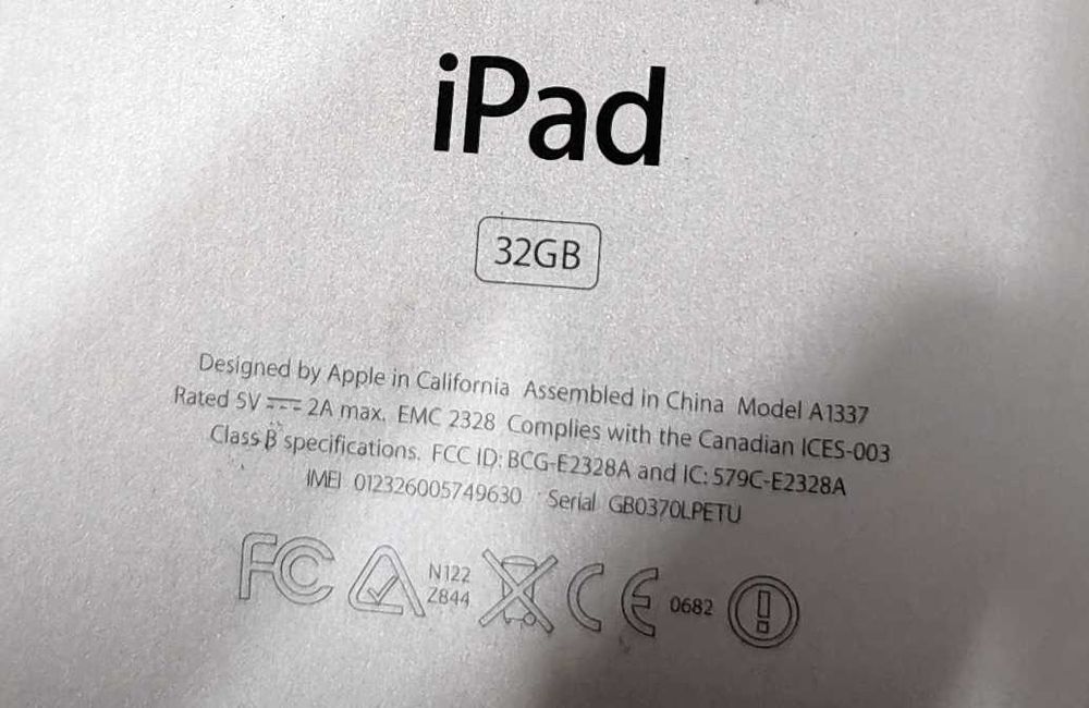 Tableta Apple Ipad A1337 EMC 2328 16 GB - import Germania 3G